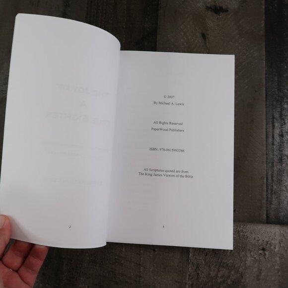 The Joy of a True Fighter by Michael A. Lewis Paperback God's Transforming Power - Picture 6 of 7